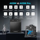 FLASHFORGE AD5M 3D Printer,600mm/s High-Speed CoreXY Printer,1-Click Auto Leveling, 220x220x220mm Build Volume