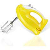 Cute Yellow Electric Eggbeater, Five-Speed Adjustment, One-Button Acceleration Design, Handheld Mixer