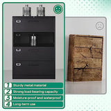 Letaya File Cabinets,4 Drawer Metal Lateral Filing Organization Storage Cabinets with Lock