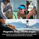 Insta360 GO 3S - 128 GB Family Bundle White 4K Tiny Portable Vlogging Camera