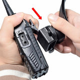 UAYESOK Adjustable Vacuum Suction Cup Handheld Radio Car Holder, Speaker Mic Vehicle Mount bracket (Windshield Dashboard Mounting) For HT, Walkie-talkie, Scanner