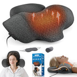 UQHH 3-in-1 Neck Massager Pillow with Heat, Vibration and Cervical Traction, Ergonomic Neck Support Aid and Neck Support Pillow for Pain Relief