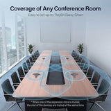 Conference Speaker and Microphone - Bluetooth Speakerphone with Daisy Chain, AI Noise Cancellation, Voice Enhancement, Support Wireless Dongle