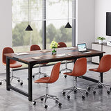 Tribesigns Conference Table, 6FT Meeting Seminar Table Rectangular Meeting Room Table