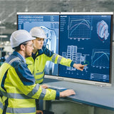 Smartboard 65" 4K UHD Touchscreen Digital Whiteboard with 48MP Camera, 8-Array Microphone
