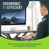 Standing Desk Converter - 32 Inch Adjustable Sit to Stand Up Workstation, Particle Board