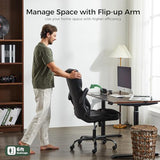 amseatec Office Chair, Executive PU Leather Chair, Ergonomic Computer Desk Chair