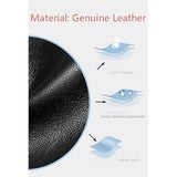 Handbag Men's Genuine Leather Bag Horizontal Inscription Laptop