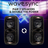 Dolphin BoxParty 212 Dual 12" Portable Bluetooth Party Speaker – Loud Sound with Deep Bass, LED Lights, PA System, 5-Band Equalizer, and Expandable Battery