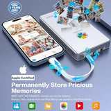 iDiskk 4TB App-le Certified External Hard Drive for iPhone iPad (iPhone /17/16/15/14/13/12/11/X) Android Mobile