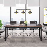 Tribesigns Conference Table, 6FT Meeting Seminar Table Rectangular Meeting Room Table