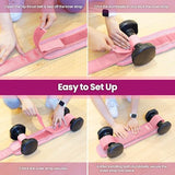 Hip Thrust Belt, Balency Hip Thrust Belt for Dumbbells Heavy, Booty Belt for Hip Thrust, Slip-Resistant Padding Hip Thrust Belt, Pink