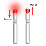 Fishing Bobber lights,Night Fishing Float Lights, Fishing Glow Sticks, Lighted Nocks for Arrows 6-Pack CosiComu