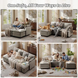 Ihanherry 107" Modular Sectional Cloud Sofa