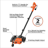 BLACK+DECKER 12 Amp 2-in-1 Landscape Edger and Trencher, (LE760FF)