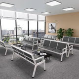 Waiting Room Bench Set, Waiting Room Chairs with Arms and Backrests, Office Guest Reception Chairs