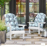 TWLEAR Indoor/Outdoor Adirondack Chair Cushions 44 x 19 x 4 Inch