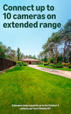 Blink Outdoor XR+ — Extended Range Wireless Outdoor 4 Camera with 10x security coverage powered by Blink's proprietary XR technology — 6 camera system