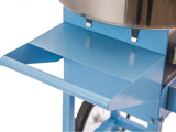 Commercial Cotton Candy Machine w/Cart and Wheels, 110V Electric Floss Maker with Stainless Steel Bowl, Sugar Scoop for Family and Various Party Blue