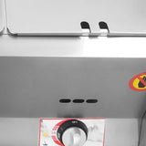 Food Warmer Commercial Gas Bain Marie Buffet Countertop Food Warmer Steam Table Steamer Soup Warmer Adjustable Temp Gas Fryer Steamer Cooking Heating Pot (3 Pan)