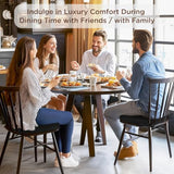 Codi 6 Pack Dining Chair Cushions, Thick Chairs Pads for Indoor Kitchen