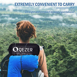QEZER Ultralight Down Sleeping Bag for Adults 36-61 Degree F with 600 Fill Power, Compact Three Season Sleeping Bag for Backpacking, Hiking and Camping
