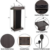 OEF Furnishings CoreSound Podium Series Sound Lectern (No Microphone, AC Powered
