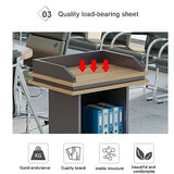 Presentation Lectern Stand,Presentation Lectern,Wooden Speaking Lectern Podium Stand - Floor Standing Pulpits for Churches, Office