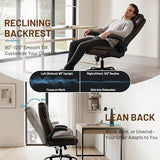 Hayelf Ergonomic Office Chair, PU Leather High Back Executive Chair