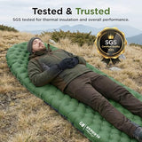 Elegear CumbreX™ Sleeping Pad for Camping with 9 R-Value, Ultralight Camping Sleeping Mat for All Seasons, Insulated Backpacking Sleeping pad, Ripstop Camping Mattress for Outdoor Hiking Tent
