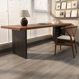 SABALON Office Desk Modern Large Solid Wood Boss Desk Office President Computer Desk