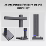 QERTYHJK Portable 13MP Book Scanner Flatten Curve Technology Capture Max A3 Document Fast Scan for Office Library School