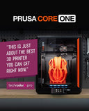 Original Prusa CORE Original Prusa CORE One, Ready-to-use 3D PrinterOne, Ready-to-use 3D Printer, Assembled and Tested, Removable Print Sheets, 1kg Prusament PLA Spool Included, Print Size 9.8 x 8.6 x 10.6 in