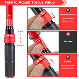 ATsafepro 1/2-Inch Drive Click Torque Wrench,10-170FT.LB/13.6-230.5N/M & Dual-Direction, 72-Tooth Dual Range Scales Torque Wrench 1/2 Drive,Easy Use for Motorcycle,Car,etc