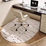 Hardwood Floor Office Chair Mat, Non-Slip Carpet Protector, Easy Clean Area Rug for Home Office