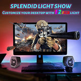 Gaming Computer Speakers for Laptop Mac Desktop Computer Woofer Speakers