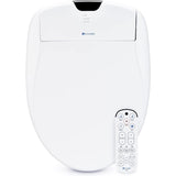 Brondell Bidet Toilet Seat S1400, Smart Toilet Seat, Dual Stainless-Steel, Self-Cleaning Nozzle With Clean Plus Technology, Endless Warm Water Bidet, Warm Air Dryer-Nightlight, Heated Seat, Elongated