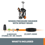 Worx 13 Amp Electric Pressure Washer 2090 PSI - WG606