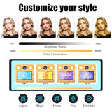 Magic Mirror Photo Booth with Printer and Camera,15.6" Touch Screen Photo Mirror Booth Tripod Wooden Retractable