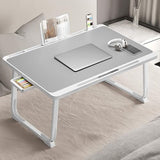 Extra Large 23 Inch Foldable Laptop Bed Desk with Storage Drawer & Bookstand