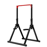 DOBESTS Power Tower Pull Up Bar Free Standing, Adjustable Foldable Pull Up Station, Home Gym Strength Training Equipment 700LBS(011, red)