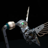 3D Metal Puzzle for Adults, Mechanical Hummingbird Metal Model Building Kit, DIY Assembly Dynamic Bionic Bird 3D Puzzle Jigsaw Animal Brain Teaser Decor Gift, Semi-Finished