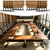 10 Pack Folding Conference Table,Modular Conference Room Table
