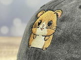GDIQ Hamster Baseball Hat for Kids, Cute Pet Gifts for Toddler Boys Girls