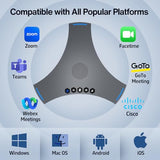 Conference Speaker and Microphone - Bluetooth Speakerphone with Daisy Chain, AI Noise Cancellation, Voice Enhancement, Support Wireless Dongle