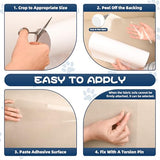 NEWPAII 16PCS Large Anti Cat Scratch Furniture Protector for Sofa, Doors, Couch Corner Protectors from Cats Claws Scratching, Heavy Duty Anti-Claw Shield for Fabric Sofas