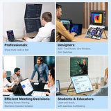 InnoView Dual Portable Monitor 23.8" 3840x2160P 4K 100% sRGB 315°Adjustable Dual Stacked Foldable Monitor