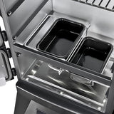 Digital Electric Smoker with Cover, LED Display Build in Meat Probe Large Capacity BBQ Smokers, 4 Racks Smoke More with 633 sq in Cooking Area