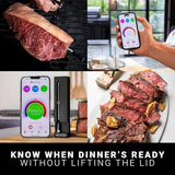MEATER SE: 100% Wireless Smart Meat Thermometer | No Wires, No Fuss | 165ft Bluetooth Range | Dual Temp Sensors | Guided Cook System | Dishwasher Safe | Perfect for BBQ, Grill, Oven, Smoker