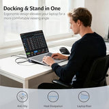 Acer Docking Station 3 Monitors, 11-in-1 Laptop Docking Station Stand with DP 8K + Dual HDMI 4K@60Hz, Ethernet, 10Gbps Data
